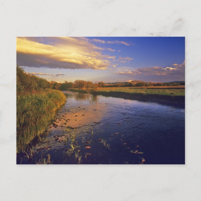 Cartão Postal O Rio Grande Buraco na última luz perto de Jackson (Frente)