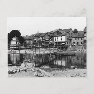 Cartão Postal O Rio Nahe, Bad Kreuznach, c.1910