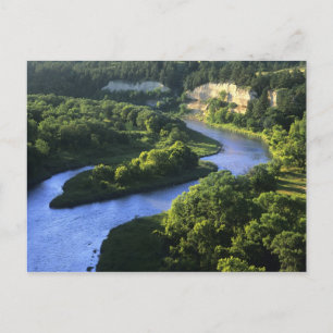 Cartão Postal O rio Niobrara perto de Valentine Nebraska