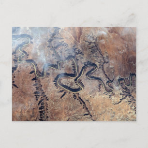 Cartão Postal O Rio Verde E Seus Canyons Tributários Em Utah