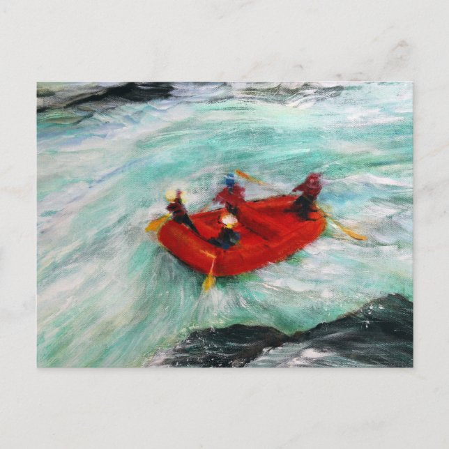 Cartão Postal O rio Wild (Frente)