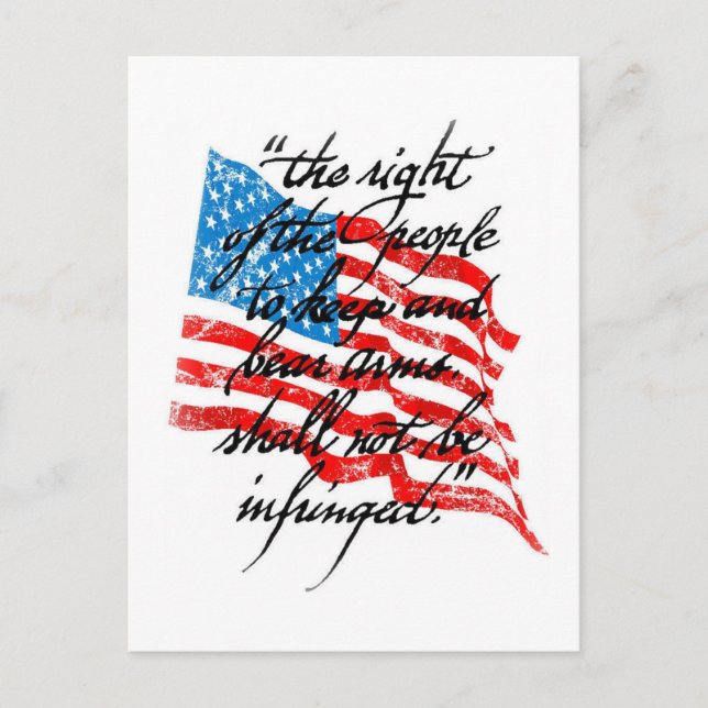 Cartão Postal O RKBA Não Será Violado (Frente)