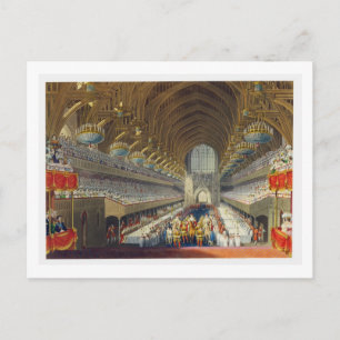 Cartão Postal O Royal Banquet, Primeiro Curso, de uma célula de