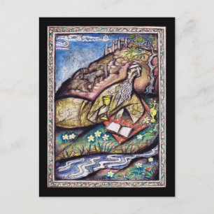 Cartão Postal O Rubaiyat de Omar Khayyam