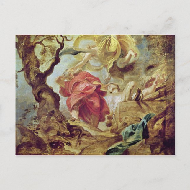 Cartão Postal O Sacrifício de Isaac (Frente)