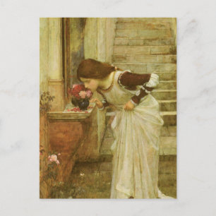 Cartão Postal O santuário de John William Waterhouse