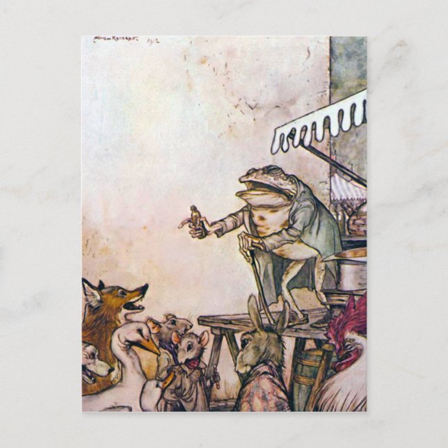 Cartão Postal O Sapo Quack (Frente)