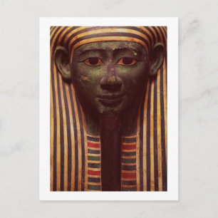 Cartão Postal O sarcófago de Psametik (664-610BC) detalhe de