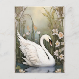 Cartão Postal O Serene Swan