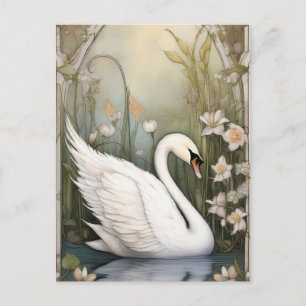 Cartão Postal O Serene Swan