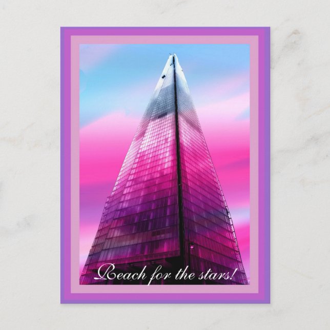 Cartão Postal O Shard em Londres (Frente)