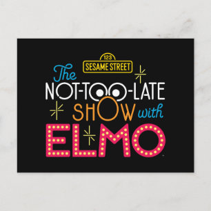 Cartão Postal O show não muito atrasado com o Elmo