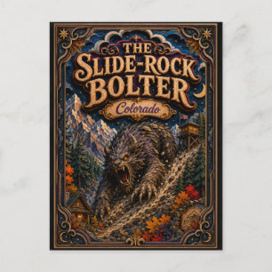 Cartão Postal O Slide-Rock Bolter Colorado Popcut Legends