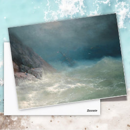 Cartão Postal O Sobrevivente, Ivan Konstantinovich Aivazovsky