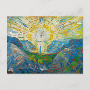 Cartão Postal O Sol, 1912, por Edvard Munch