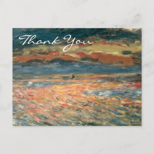 Cartão Postal O Sol de Renoir no Mar