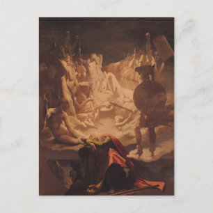 Cartão Postal O Sonho de Ossian, 1813