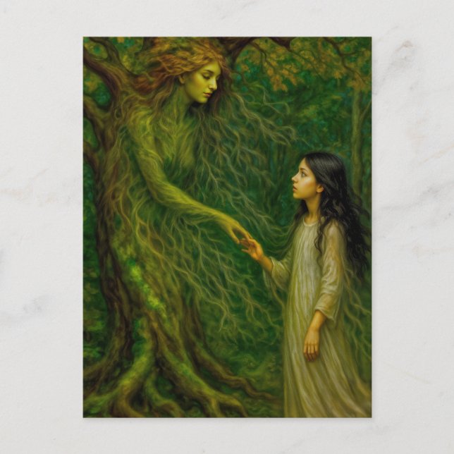 Cartão Postal "O Sonho de Sylvaine" - Um Momento Para Dizer Adeu (Frente)