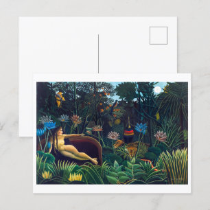 Cartão Postal O Sonho Henri Rousseau