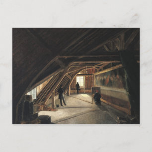 Cartão Postal O sótão de um museu