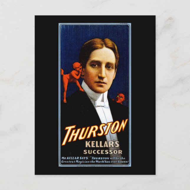 Cartão Postal O sucessor de Thurston Kellar (Frente)