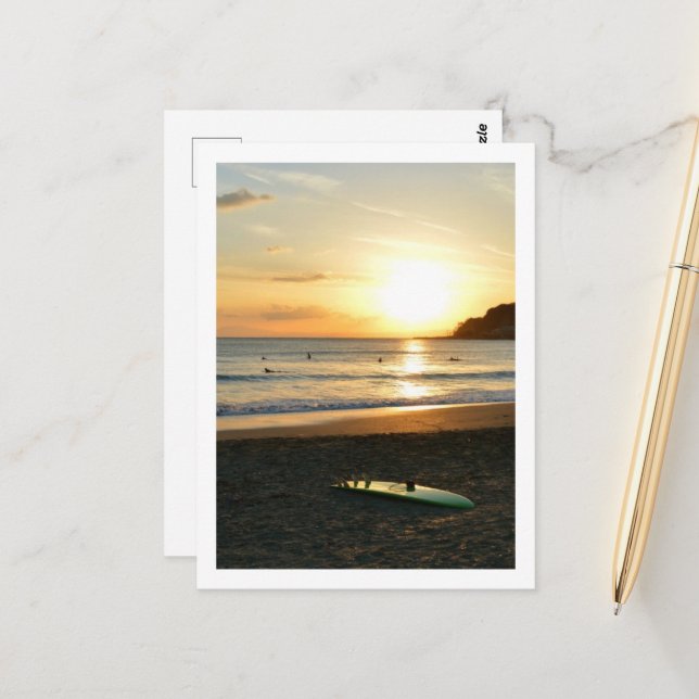 Cartão Postal O Surfboard Verde: Japão (Frente/Verso In Situ)