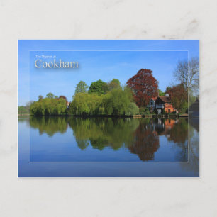 Cartão Postal O Tâmisa no Cartão-postal de Cookham