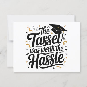 Cartão Postal O Tassel Valeu a Pena do Hassle - Graduação 2025