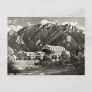 Cartão Postal O Teatro em Oberammergau, 1930