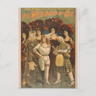 Cartão Postal O Teatro Retro do Mágico de Oz