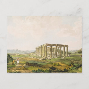 Cartão Postal O Templo de Apollo Epicurius, placa 25 da Parte