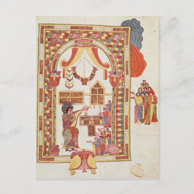 Cartão Postal O Templo de Jerusalém da "Bíblia (Frente)