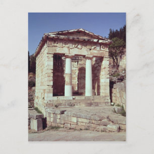 Cartão Postal O Templo dos Tesouros dos Atenienses