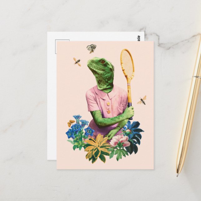 Cartão Postal O Tênis Lizard (Frente/Verso In Situ)