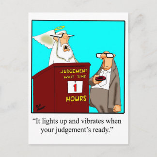 Cartão Postal O teu julgamento está pronto!