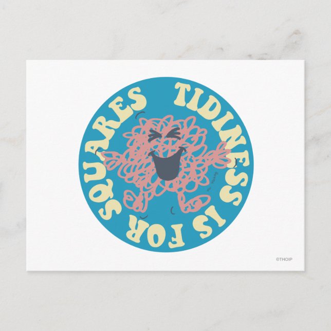 Cartão Postal O Tidiness É Para Quadrados (Frente)