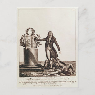 Cartão Postal O Tirano da Revolução Esmagado