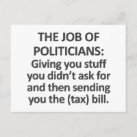 O trabalho dos políticos