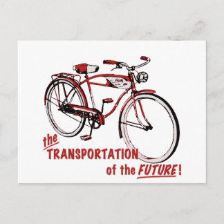 Cartão Postal O transporte do futuro