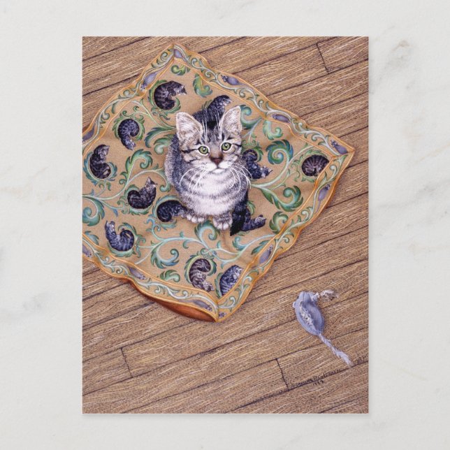 Cartão Postal O travesseiro de Elliott (Frente)