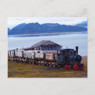 Cartão Postal O trem mais ao norte do mundo, Svalbard