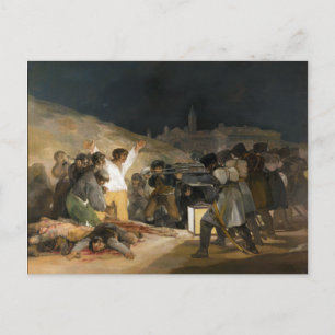Cartão Postal O Três de Maio de 1808 por Francisco Goya