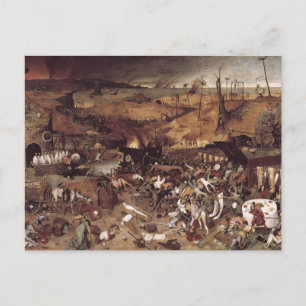 Cartão Postal O triunfo da morte de Peter Bruegel