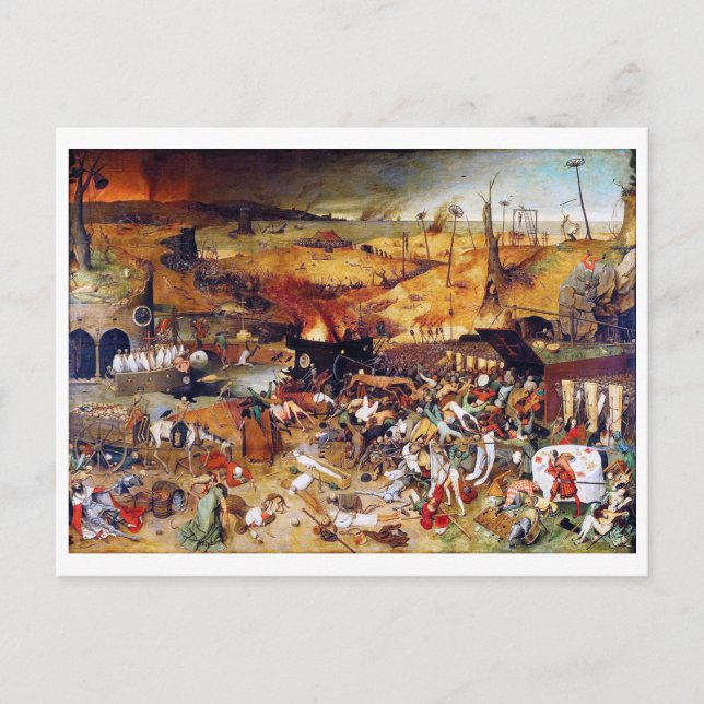 Cartão Postal O Triunfo da Morte, Pieter Bruegel (Frente)