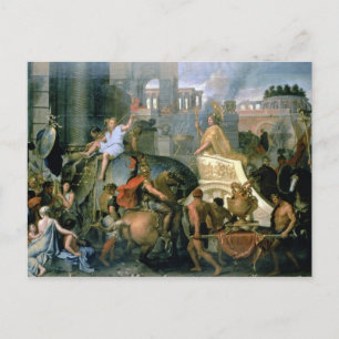 Cartão Postal O Triunfo de Alexandre, ou a Entrada de Alexa
