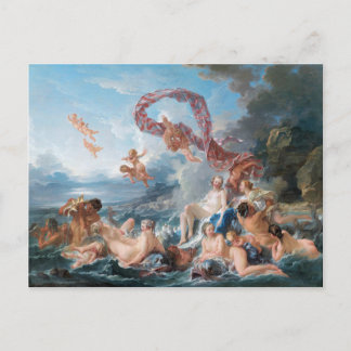 Cartão Postal O Triunfo de Vênus de Francois Boucher (1740)