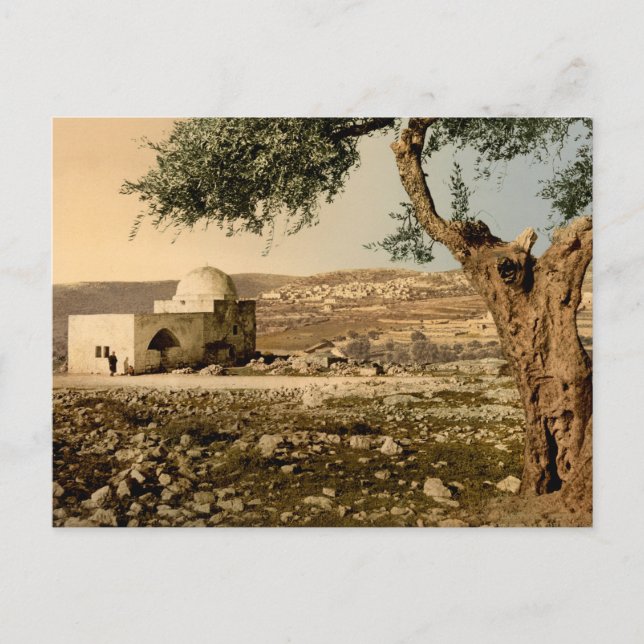 Cartão Postal O Túmulo da Mãe Rachel em Belém (Frente)