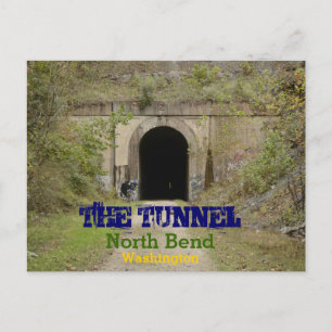 Cartão Postal O túnel North Bend Washington