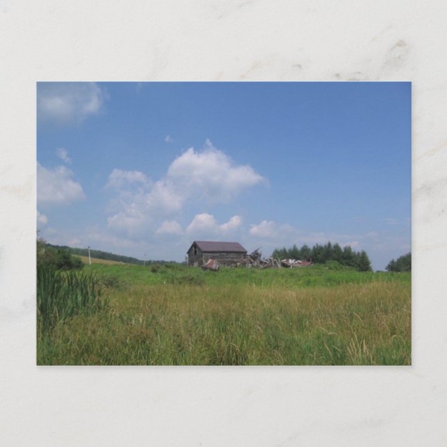 Cartão Postal o último celeiro (Frente)