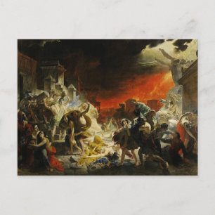 Cartão Postal O último dia de Pompeia